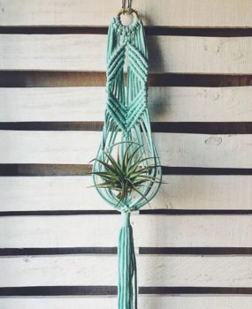 Macrame planter